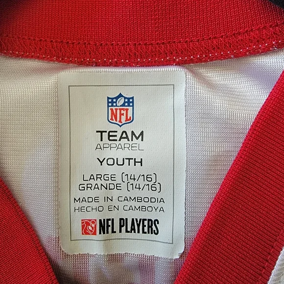 NFL Youth Kaepernick 49ers Jersey Sz L (14/16) - Picture 3 of 3